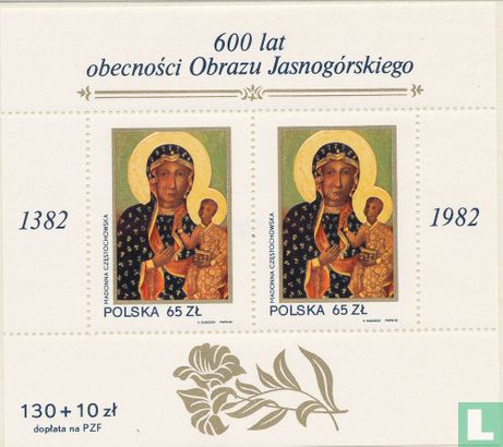600 années "Vierge Noire" Jasna Gora  