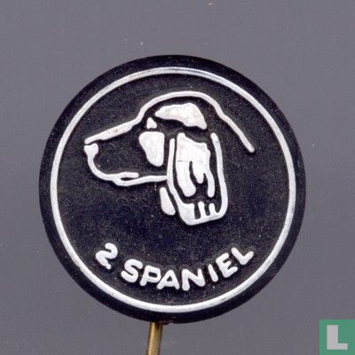 2. Spaniel [white on black]