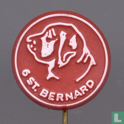 6 St. Bernard [white on red]
