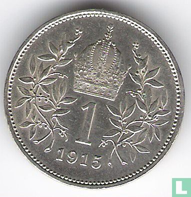 Austria 1 corona 1915 - Image 1