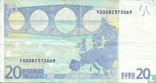 Zone Euro 20 Euro F-G-T - Image 2