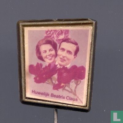Huwelijk Beatrix Claus (with roses) (in frame)