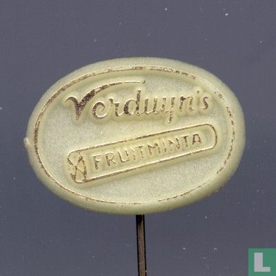 Verduyn's Fruitminta (large oval) [gold on white]