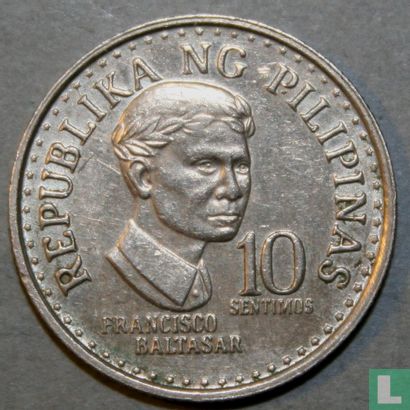 Filipijnen 10 sentimos 1977 - Afbeelding 2