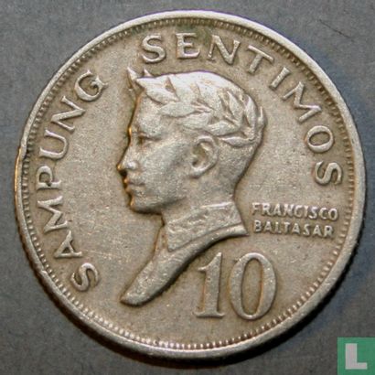 Filipijnen 10 sentimos 1969 - Afbeelding 2