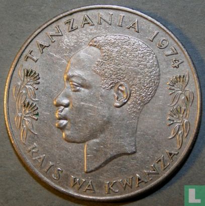 Tanzania 1 shilingi 1974 - Afbeelding 1