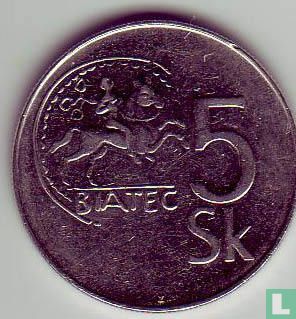 Slovaquie 5 korun 1995 - Image 2