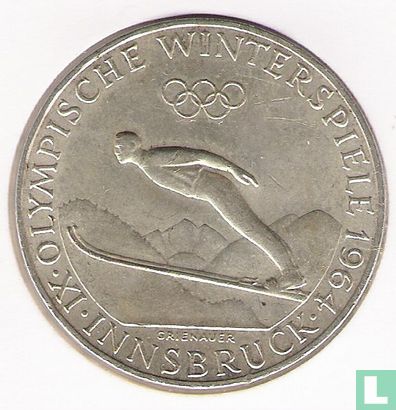 Autriche 50 schilling 1964 "Winter Olympics in Innsbruck" - Image 1