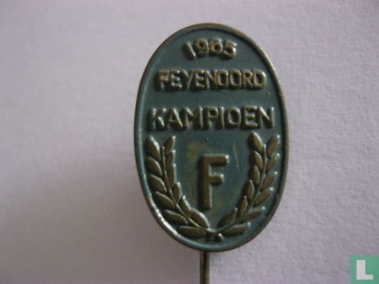 Feyenoord 1965 kampioen [blauwgroen]