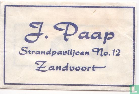 J. Paap Strandpaviljoen No. 12