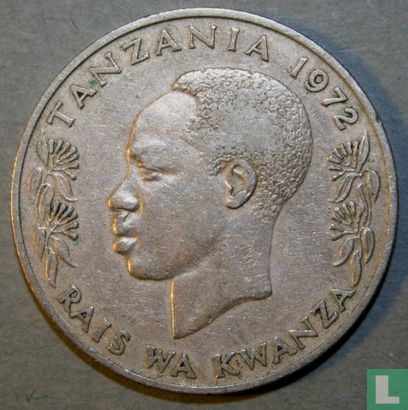 Tanzania 1 shilingi 1972 - Image 1