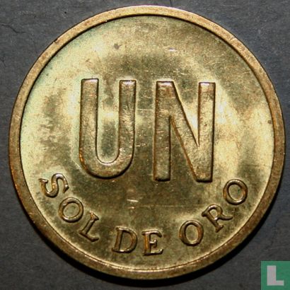 Peru 1 sol de oro 1976 - Image 2