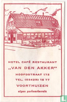 Hotel Café Restaurant "Van den Akker"
