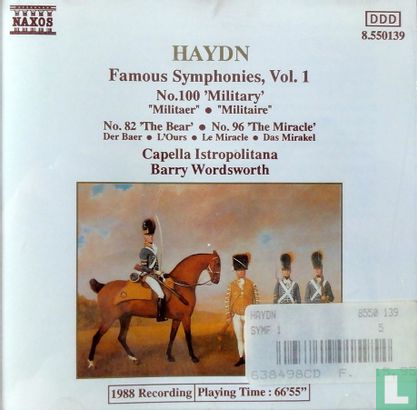 Haydn Famous Symphonies Vol. 1 - Image 1