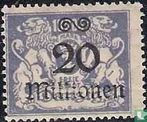 City Arms with overprint