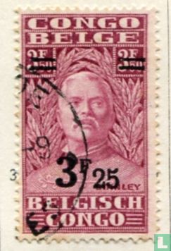 Briefmarken von früheren Ausgaben \"Stanley Typ 4 / 5\" mit Aufdruck