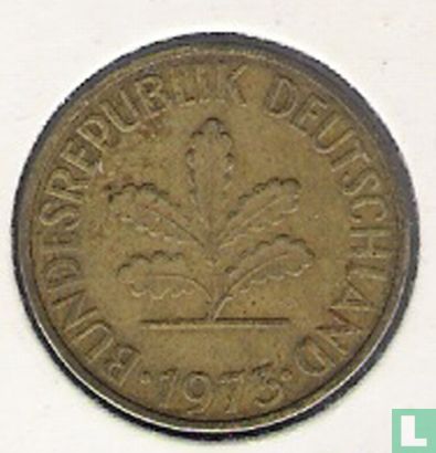 Duitsland 10 pfennig 1973 (F) - Afbeelding 1