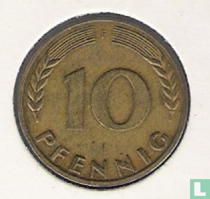 Duitsland 10 pfennig 1973 (F) - Afbeelding 2