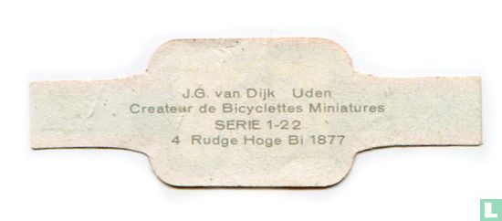 Rudge Hoge Bi 1877 - Afbeelding 2