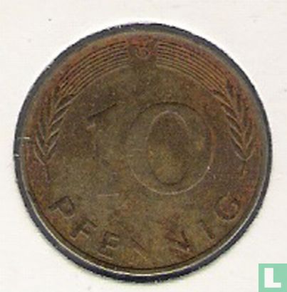 Duitsland 10 pfennig 1974 (G) - Afbeelding 2
