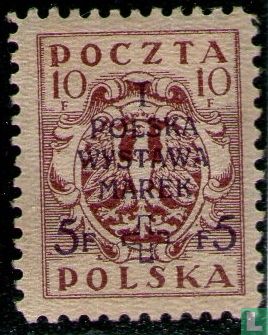 Première exposition polonais des timbres 
