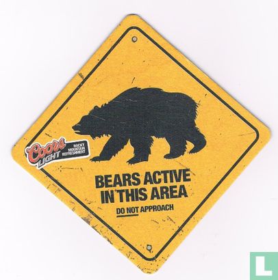 Bears active in this area Coors light - Afbeelding 1