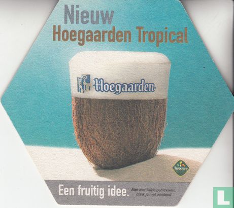 Nieuw Hoegaarden Tropical - Een fruitig idee. / Nouveau Hoegaarden Agrume - Une idée fruitée. - Afbeelding 1