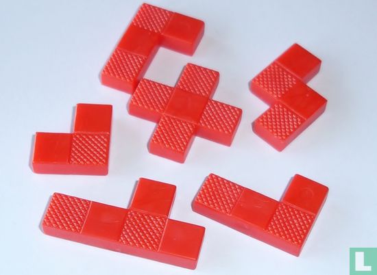 Schachbrettpuzzle - rood - Image 2