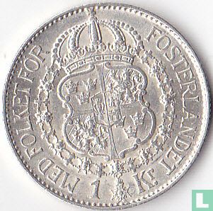 Zweden 1 krona 1928 - Afbeelding 2