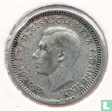 Australien 3 Pence 1948 - Bild 2