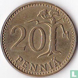 Finland 20 penniä 1989 - Afbeelding 2