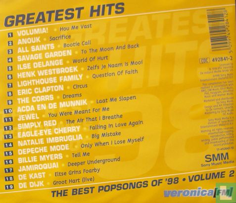 Greatest Hits '98 vol.2 - Afbeelding 2
