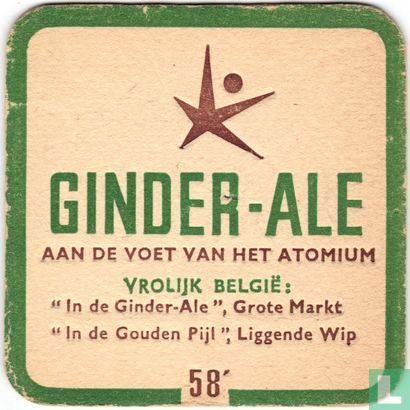Ginder Ale aan de voet van het Atomium Vrolijk België