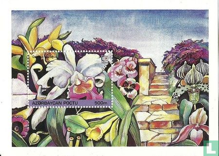 Orchids-Exhibition stamps Singapur 1995 