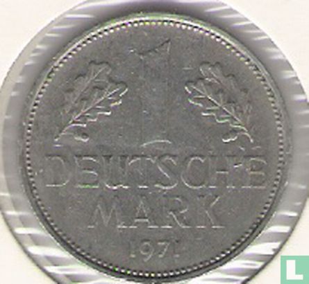 Duitsland 1 mark 1971 (G) - Afbeelding 1