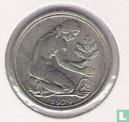 Germany 50 pfennig 1979 (D) - Image 1