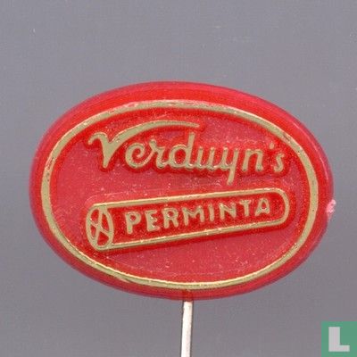 Verduyn's Perminta (large oval) [gold on red]