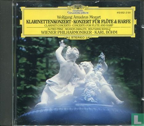 Klarinettenkonzert-Konzert für Flöte & Harfe - Afbeelding 1