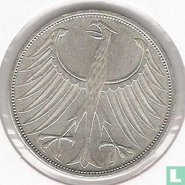 Allemagne 5 mark 1974 (J) - Image 2