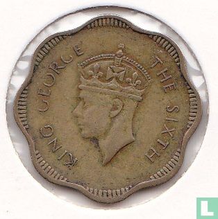 Ceylan 10 cents 1951 - Image 2