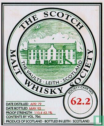 Whisky Label Glenlochy 14 y.o. Schotch Malt Whisky Society