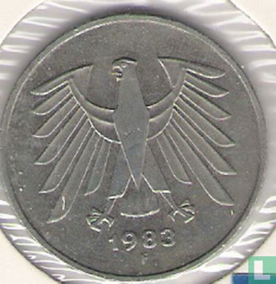 Duitsland 5 mark 1983 (F) - Afbeelding 1