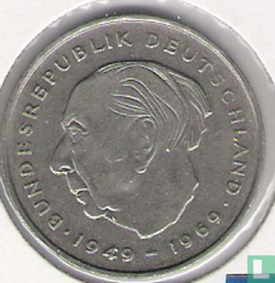 Germany 2 mark 1974 (G - Theodor Heuss) - Image 2