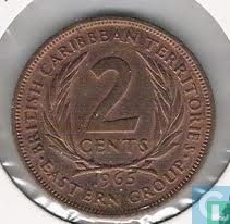 British Caribbean Territories 2 cents 1965 - Image 1