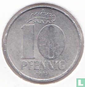 DDR 10 pfennig 1983 - Afbeelding 1