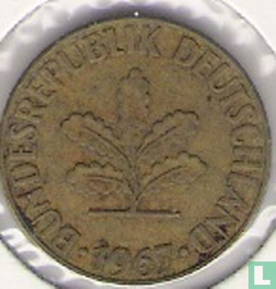 Duitsland 5 pfennig 1967 (J) - Afbeelding 1