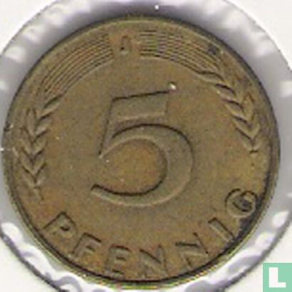Duitsland 5 pfennig 1967 (J) - Afbeelding 2