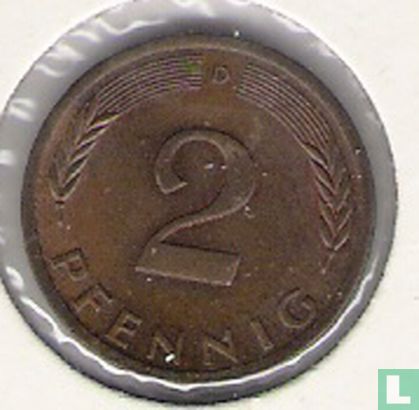 Allemagne 2 pfennig 1971 (D) - Image 2