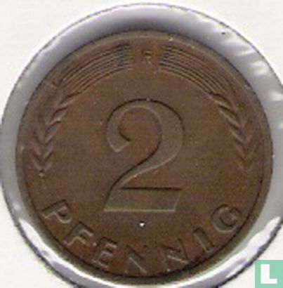 Duitsland 2 pfennig 1958 (F) - Afbeelding 2