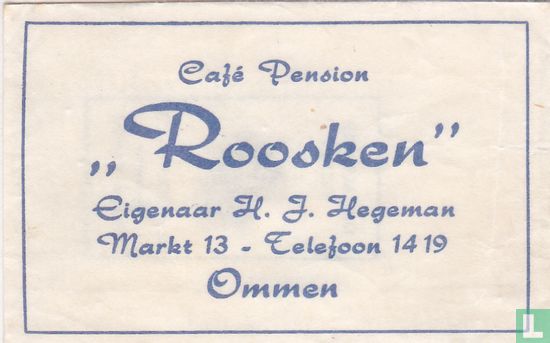 Café Pension "Roosken"